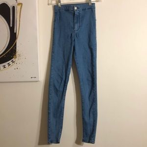 Top Shop Super High Waisted Jeans